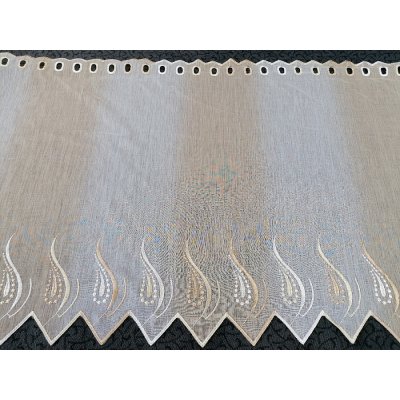 Záclona na vitrážku - vyšívaná W21996 60 cm – Hledejceny.cz