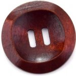 Knoflík 30 mm hnědý – Sleviste.cz