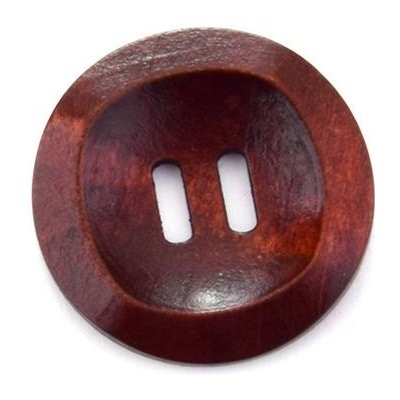 Knoflík 30 mm hnědý – Sleviste.cz