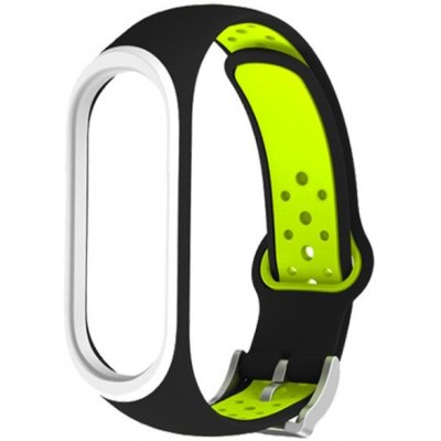 Xiaomi EF náhradní náramek pro Mi Band 3/4 Černo-zeleno-bílá MBCZ-311 – Zboží Mobilmania