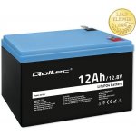 Qoltec 53701 LiFePO4 12,8 V 12 Ah 153,6 Wh BMS – Zboží Živě