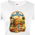 Bezvatriko.cz Dámské tričko Big Kahuna Burger, Bílá – Zboží Dáma