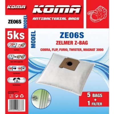 KOMA ZE06S - Zelmer Z-BAG 5 ks – Hledejceny.cz