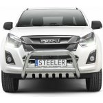 STEELER, Přední rám nerez se spodním chráničem a EC homologací, Isuzu D-Max, 2012-2017-