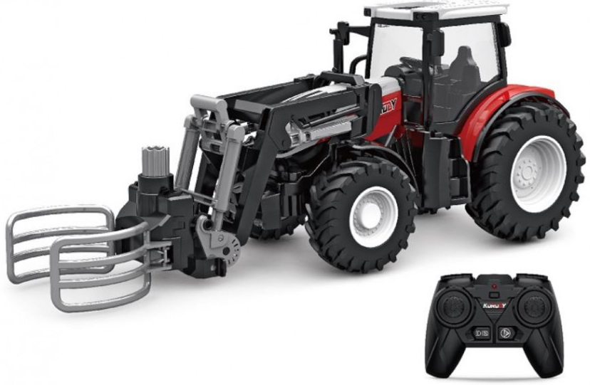 H-toys Zemědělský traktor s hákem 2.4GHz RTR 1:24