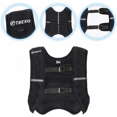 TREXO zátěžová vesta 8 kg – Zboží Mobilmania