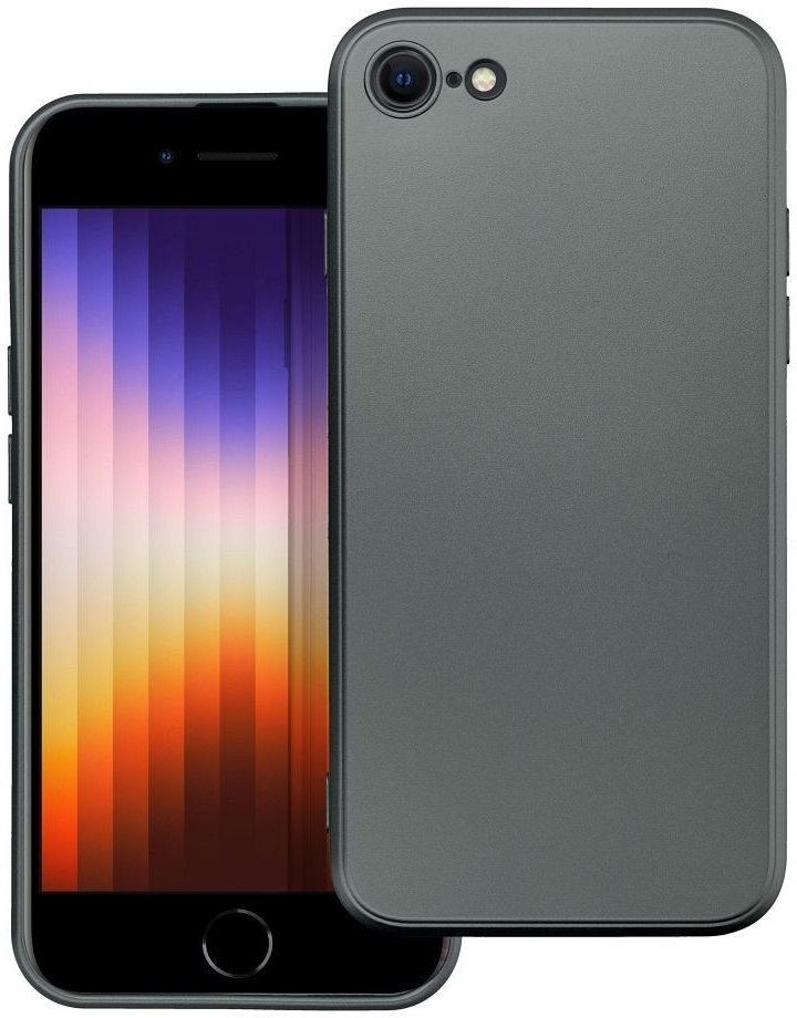 Pouzdro Obal / Apple iPhone 7 / 8 / SE 2020 / SE 2022 šedé Forcell Metallic