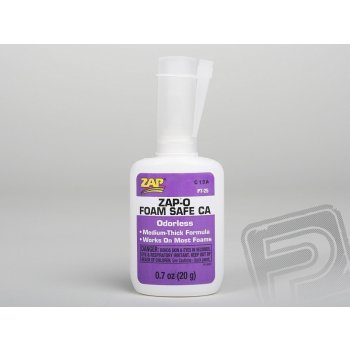 ZAP-O-Foam Styro střední vteřinové lepidlo 20g