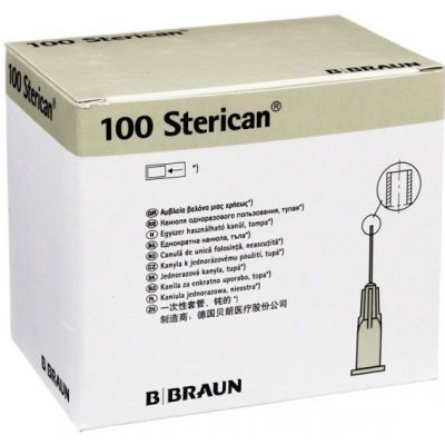 BBraun sterican-tupá pro proplachy kanálků 27 G 0,4 x 25 mm 100 ks – Zbozi.Blesk.cz