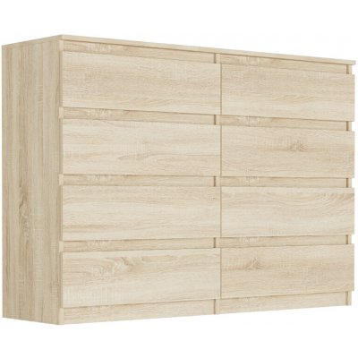 Framire Komoda se zásuvkami Sonoma 140 x 40 x 98 cm Modern R140S8 – Hledejceny.cz