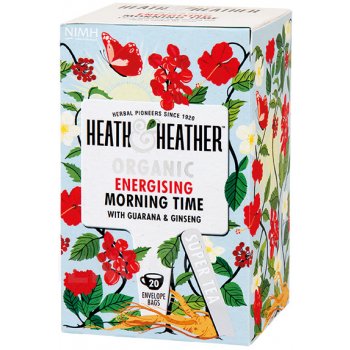 Heath & Heather Organic Morning Time Guarana & Ginseng 20 sáčků