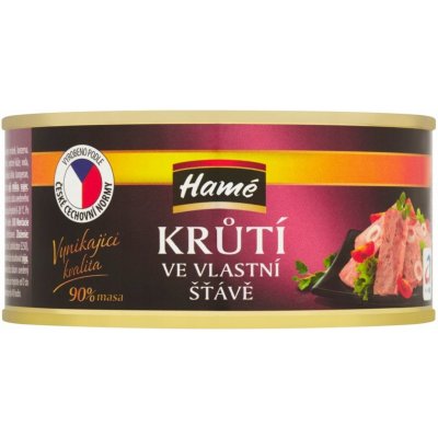 Hamé krůtí maso ve vlastní šťávě 290 g – Zboží Dáma Hamé krůtí maso ve vlastní šťávě 290 g – Zboží Dáma