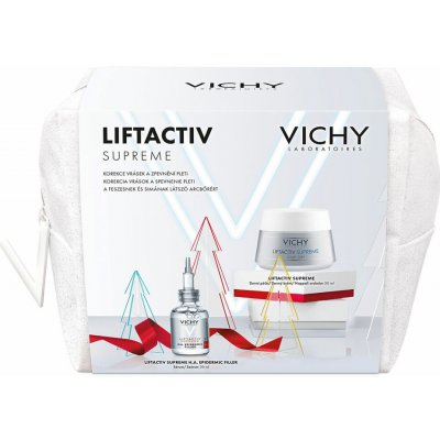 Vichy Liftactiv Supreme denní krém 50 ml + pleťové sérum 30 ml dárková sada – Hledejceny.cz