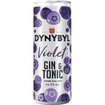 Dynybyl Gin Violet a Tonic 6% 0,25 l (plech) – Zboží Mobilmania