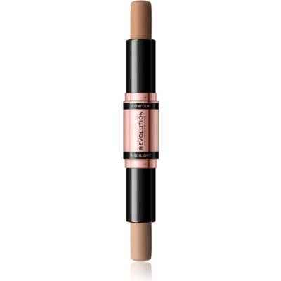 Makeup Revolution Fast Base oboustranná konturovací tyčinka Fair 2 x 4,3 g – Sleviste.cz