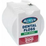 Beauty Formulas Active Oral Care Dental Floss Mint Waxed 200 m – Zboží Mobilmania