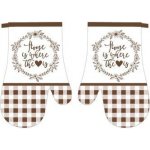 Praktik Kuchyňská chňapka 2 ks Home hnědá 18x27 cm – Zboží Dáma