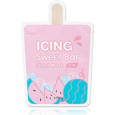 A'Pieu Icing Sweet Bar Sheet Mask Watermelon jednorázová plátýnková maska s vodním melounem 21 g – Zboží Dáma