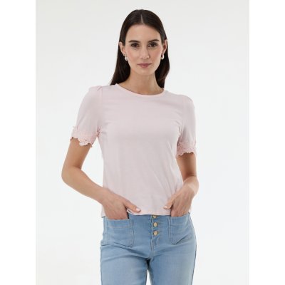 Orsay dámské tričko s krátkým rukávem růžové – Sleviste.cz