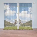Sablio Záclony Eiffelova věž: 2ks 150x250cm – Hledejceny.cz