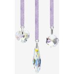 Preciosa Skleněná ozdoba Třpytivý ornament mix tvarů z českého křišťálu Preciosa sada 3 ks – Hledejceny.cz