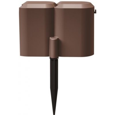 Prosperplast Zahradní palisáda ANTISNAIL 190 cm hnědá – Zbozi.Blesk.cz