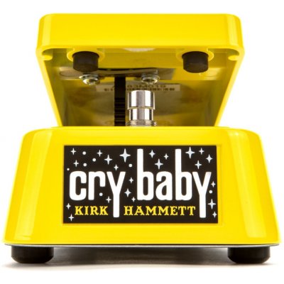 Dunlop Kirk Hammett Cry Baby Wah Yellow Sparkle Edition – Zboží Mobilmania