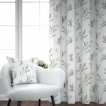 Ervi Saténový závěs DELUXE - Jemné bylinky – Zboží Mobilmania