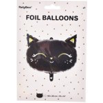 PartyDeco Balón foliový kočka 48 x 36 cm černá – Sleviste.cz