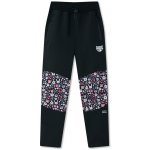 Wolf Dívčí softshellové kalhoty, zateplené Wolf &ie B2591, černá lesní zvířátka Černá – Zboží Dáma