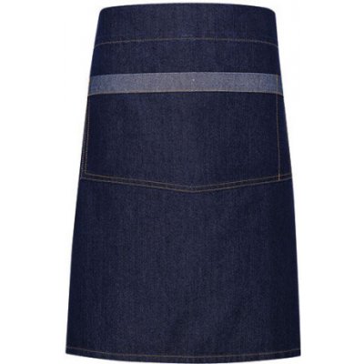 Premier Workwear Džínová zástěra střední délky PR128 Indigo Denim 70x50cm – Hledejceny.cz