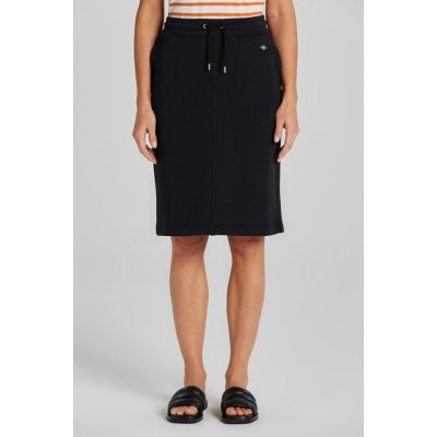 Gant Rel Midi Shield Skirt černá – Zboží Mobilmania