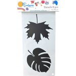 Creatissimo plastová šablona Design Set 6 listů 15 x 30 cm – Zboží Dáma