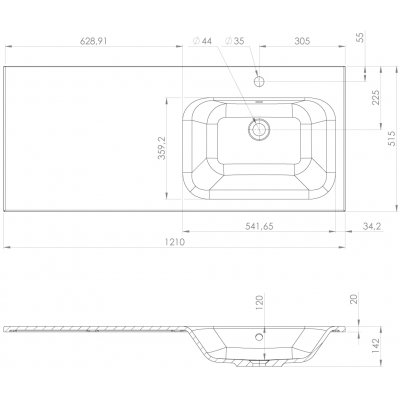 Sapho ARECA AC121R – Zboží Dáma