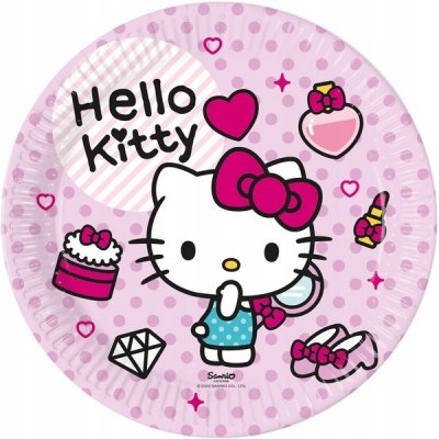 WIKY Talíře párty Hello Kitty – Zboží Mobilmania