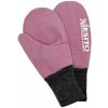 Kojenecká rukavice Esito Zimní palcové rukavice softshell s beránkem antique pink