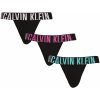 Pánské erotické prádlo Calvin Klein 3PACK pánské jocksy černé