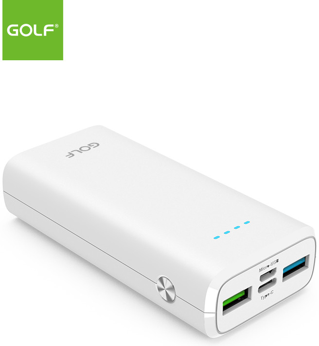 Golf G97 10000 mAh Qi bílá