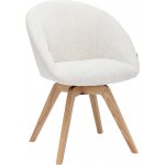 Micadoni Bílá otočná jídelní židle Ona – Zboží Dáma