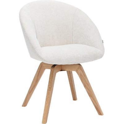 Micadoni Bílá otočná jídelní židle Ona – Zboží Dáma