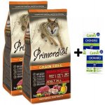 Primordial Adult Grain Free Buffalo and Mackerel 2 x 12 kg – Zboží Mobilmania