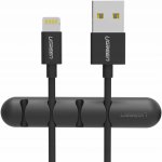 Ugreen LP114 50320 Samolepící kabelový organizér pro 7 kabelů černý – Zboží Živě