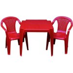 Ipae sada červená 2 židličky a stoleček – Zbozi.Blesk.cz