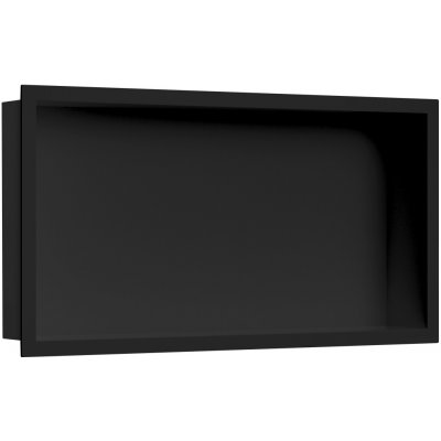 CERANO - Zápustná polička/nika s okrajem do obkladu - černá matná - 60x30x10 cm – Zboží Mobilmania