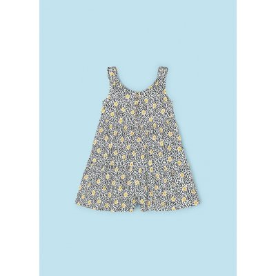 Mayoral overal s knoflíčky Flower černý – Zboží Dáma