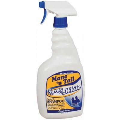 Mane´n Tail Spray ‘n White Shampoo 946ml – Zboží Mobilmania