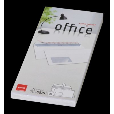 obálka DL (C6/5) okno vlevo bílá samolepící s krycím proužkem, 114x229mm, 1ks – Zboží Dáma