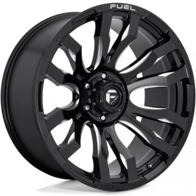 Fuel D673 BLITZ 8x16 5x139,7 ET1 gloss black milled – Hledejceny.cz