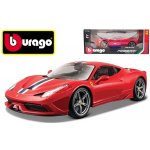 Bburago Ferrari 458 Spider Hotwheels červená 1:18 – Sleviste.cz