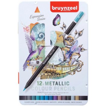 Bruynzeel 60312212 metalické odstíny 12 ks